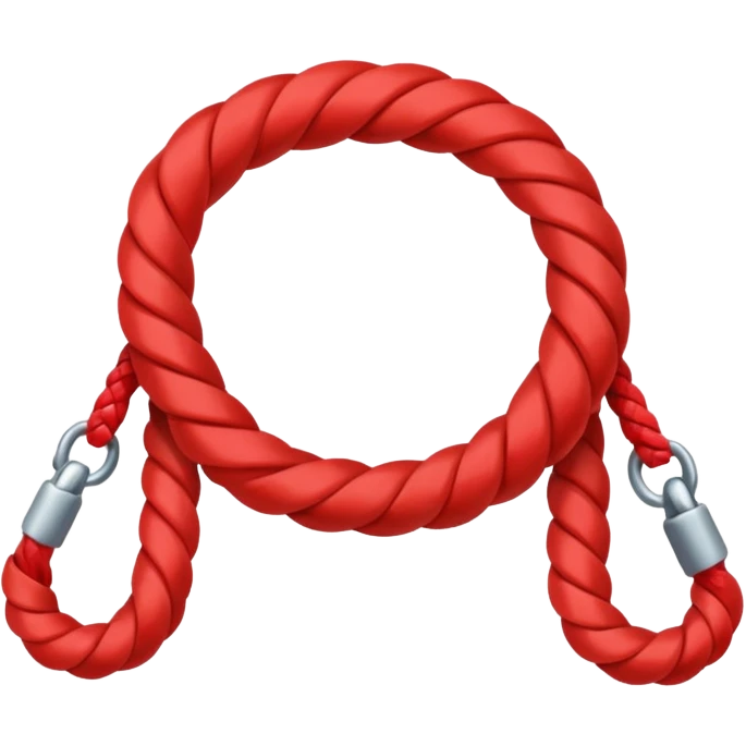 Red rope emoji