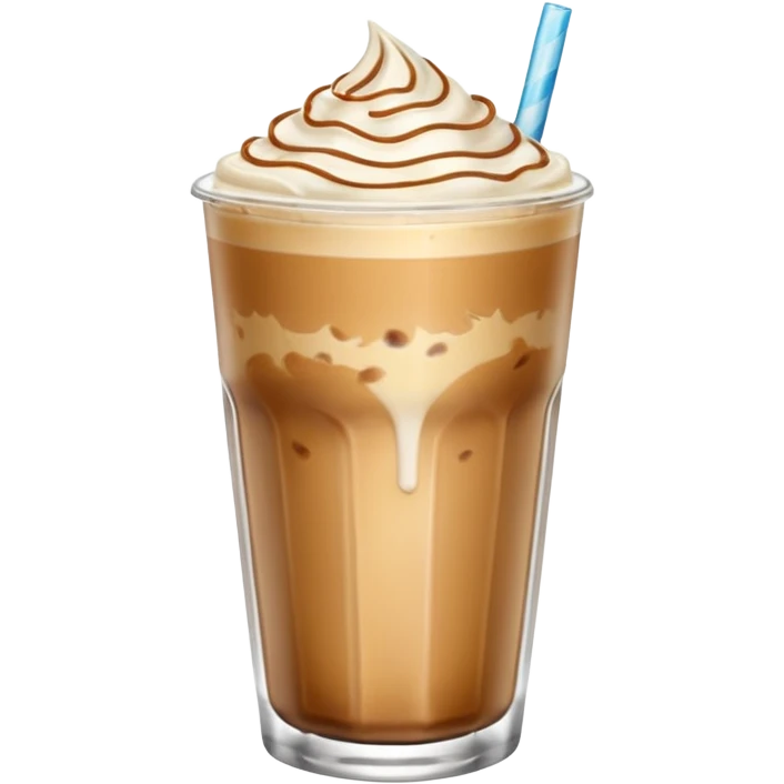 Iced latte emoji