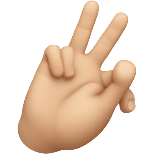 down hand emoji