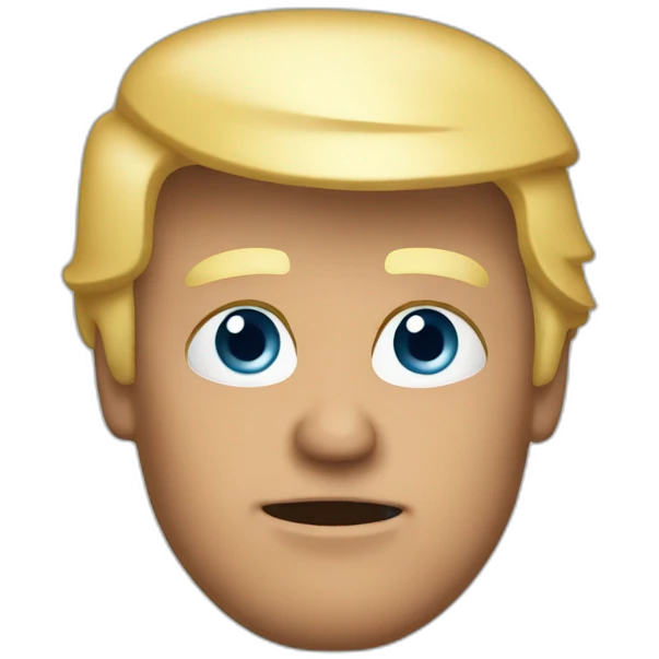 Donald trump play football emoji