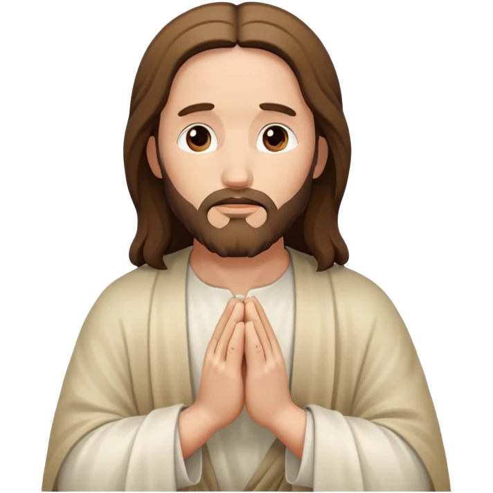 jesus christ pray emoji