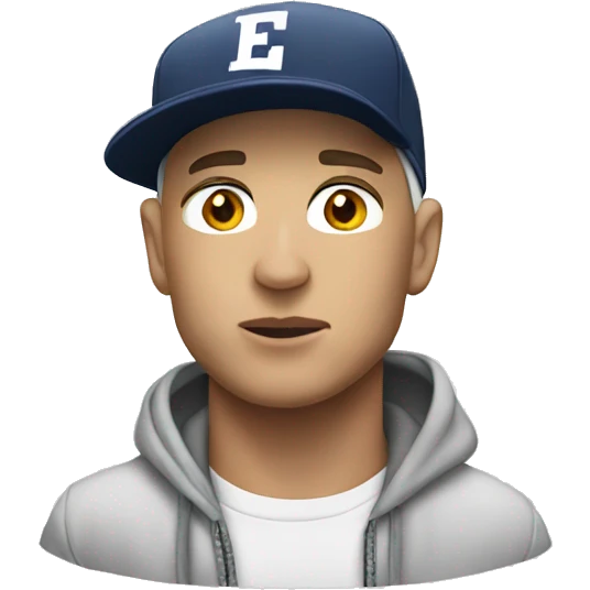 eminem with a cap emoji