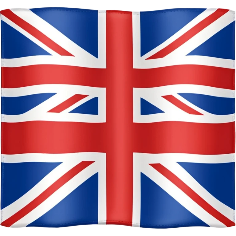 Flag of British Empire with no diagonal red lines emoji