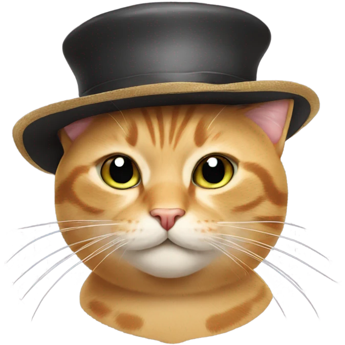 cat with a hat emoji