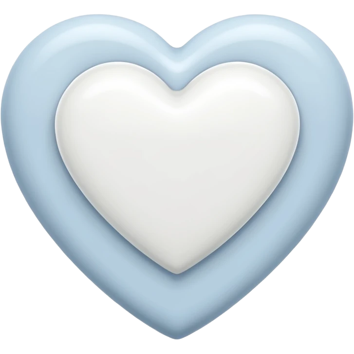 White heart emoji