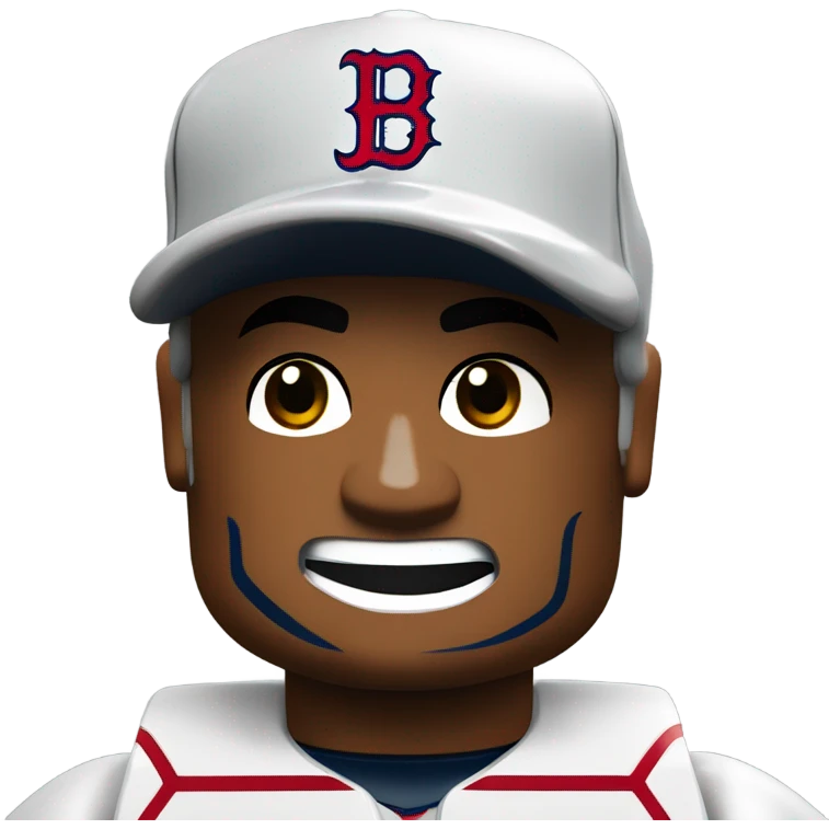 Lego Boston Red Sox baseball player emoji