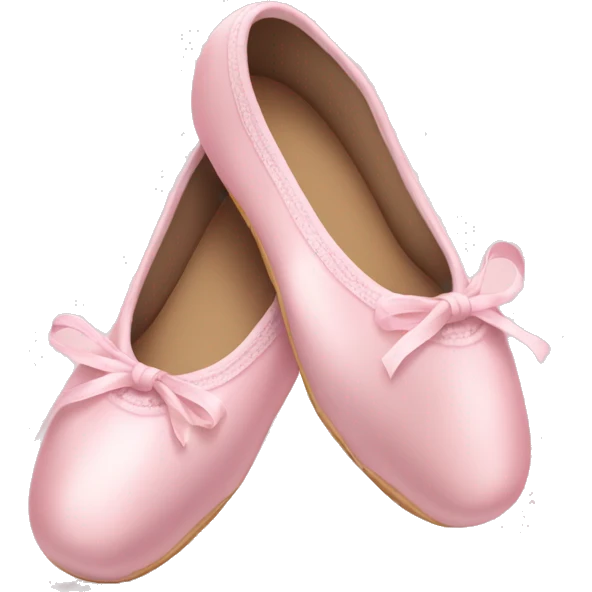 Pale pink ballet shoes emoji