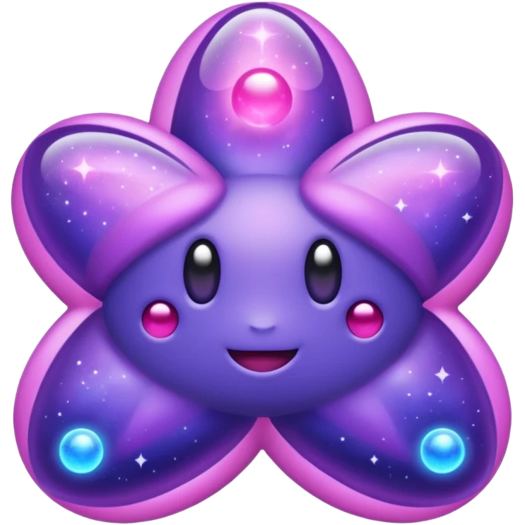 Pokemon legendary purple and pink cosmog emoji