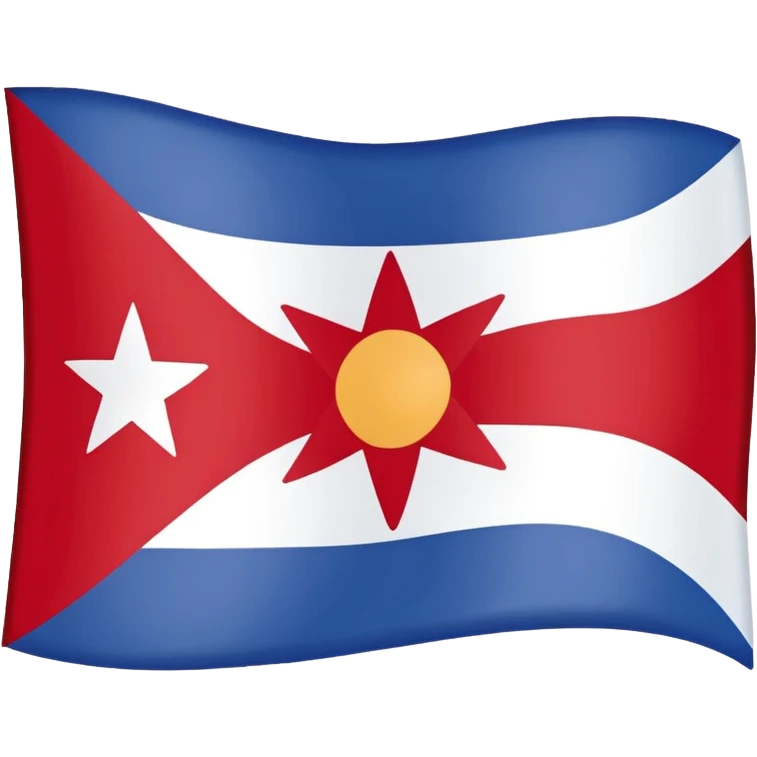 Native American Cherokee flag emoji