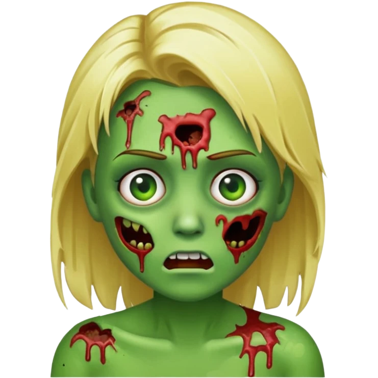 zombie blond emoji emoji