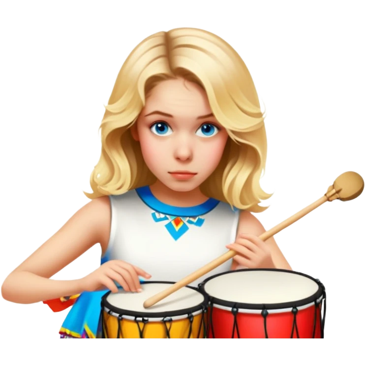 Festive Drummer emoji