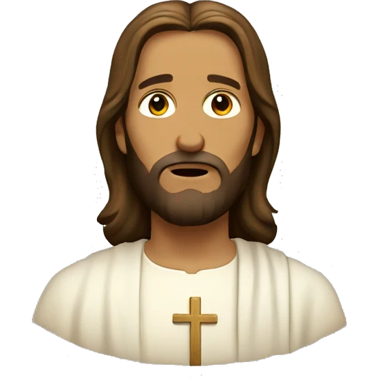jesus christ pray emoji