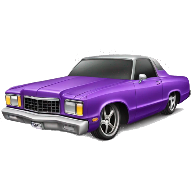 Low rider car  emoji