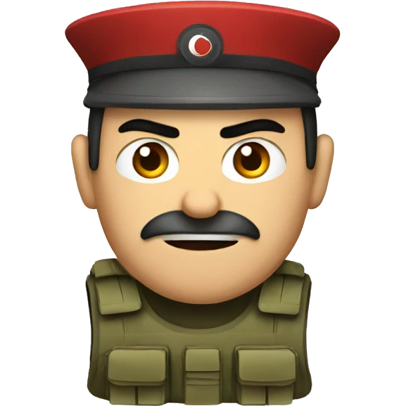angry Turkish soldier emoji