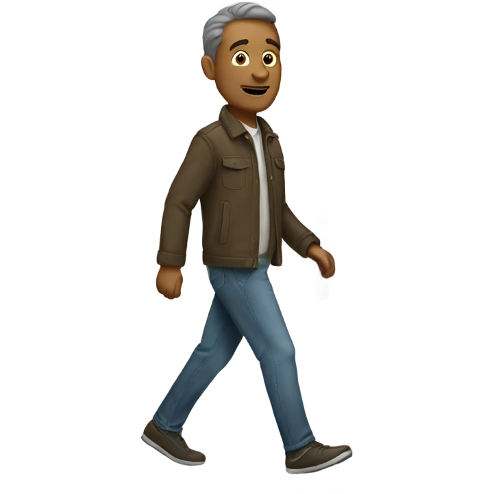 man walking out a door emoji