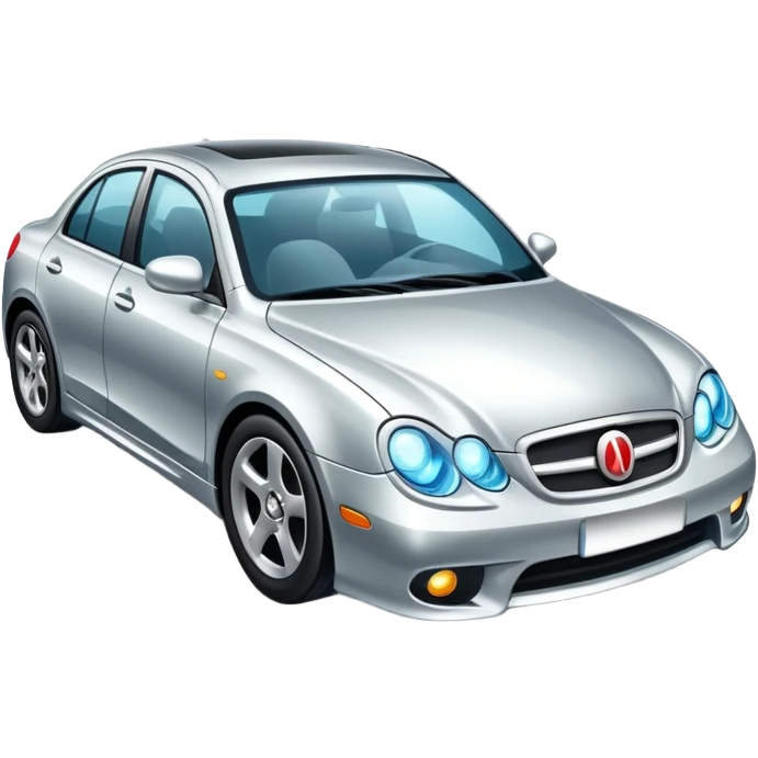 car with a polishing tool or shining effect emoji