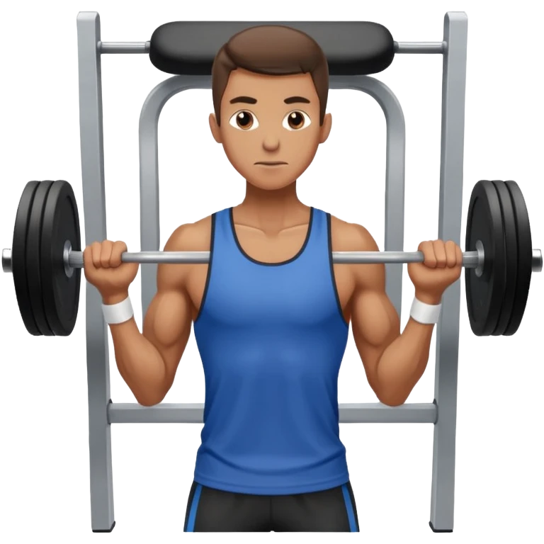 training gym skinny man emoji