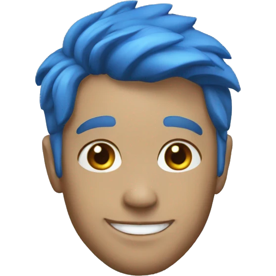 Hart blue emoji