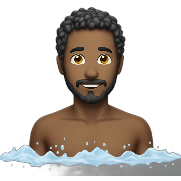 man shower emoji