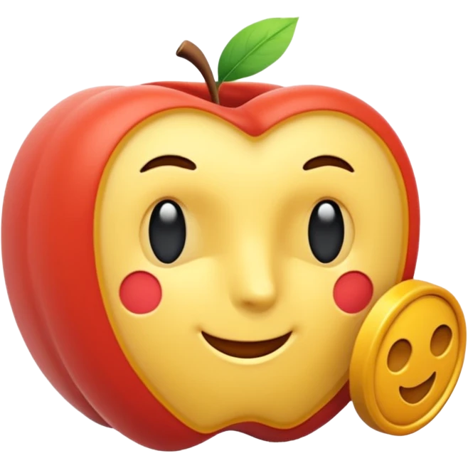 Sukurk 3D realistinę buteliuka eleksira su braškėmis  emoji