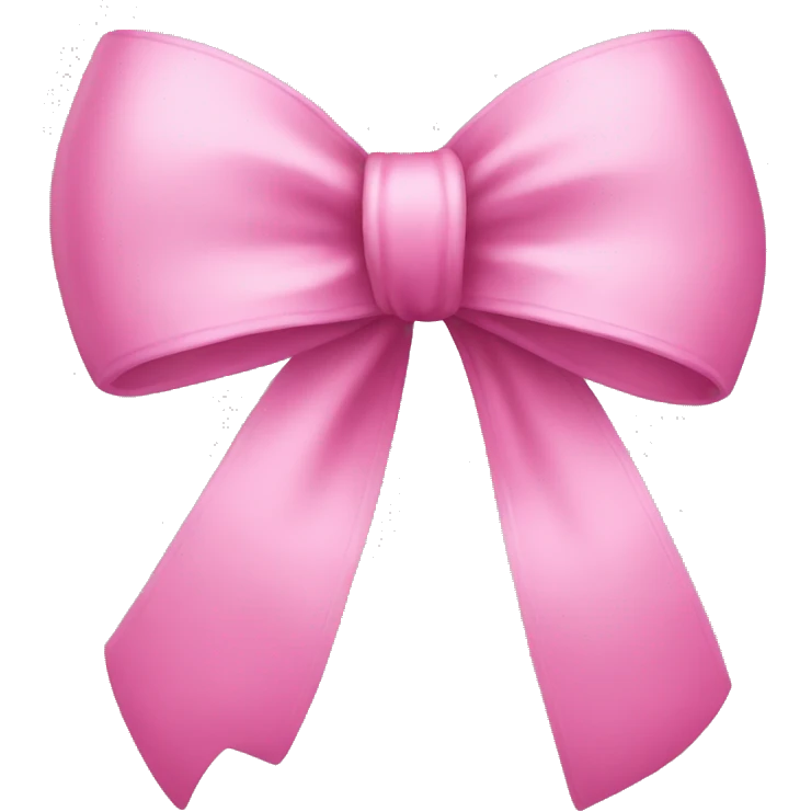 Pink bow emoji