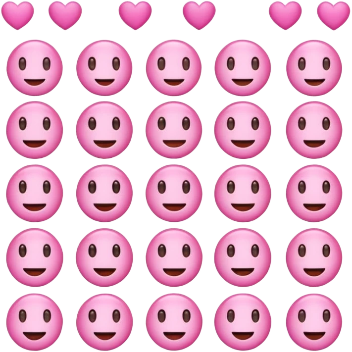 Pink emojis emoji