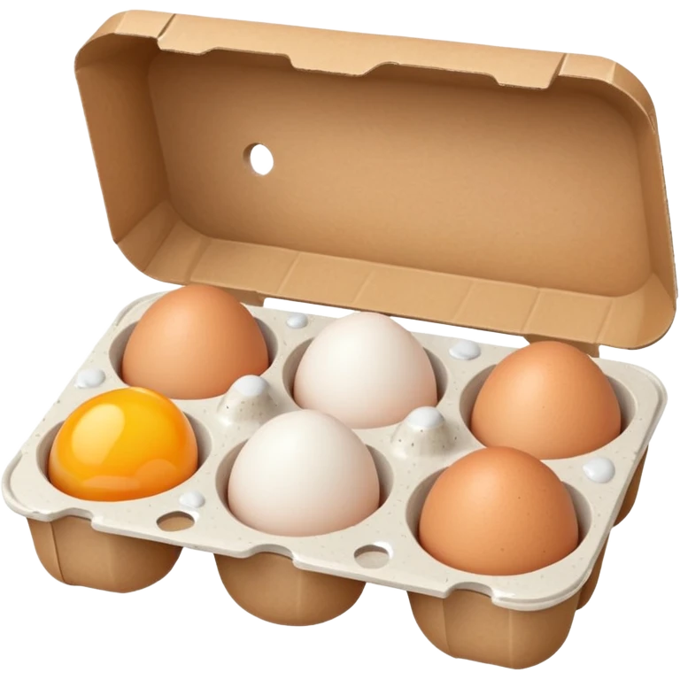 carton of raw eggs emoji
