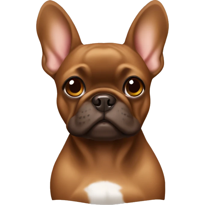 Brown Frenchie  emoji