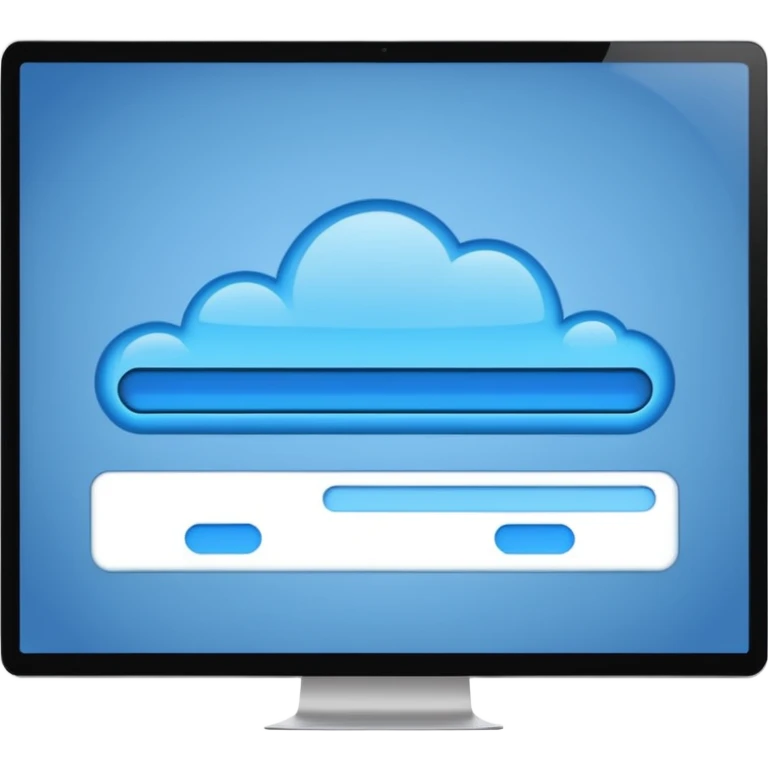 digital project, computer screen, progress bar emoji