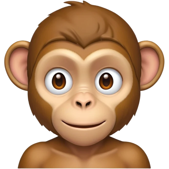 Sped human monkey emoji