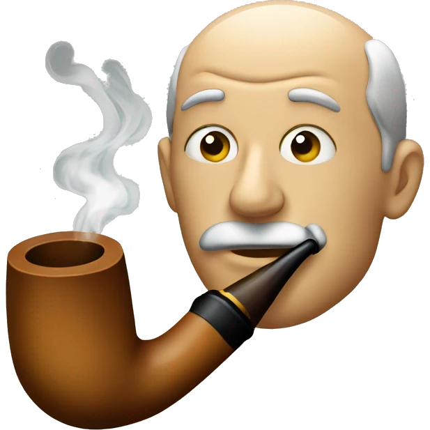 smoking a pipe emoji