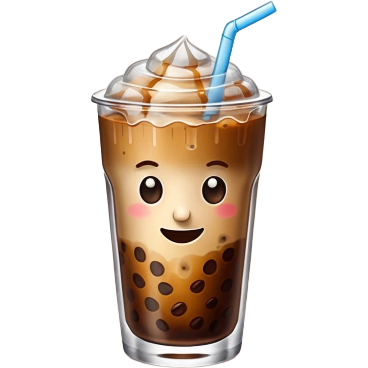 Iced coffee emoji