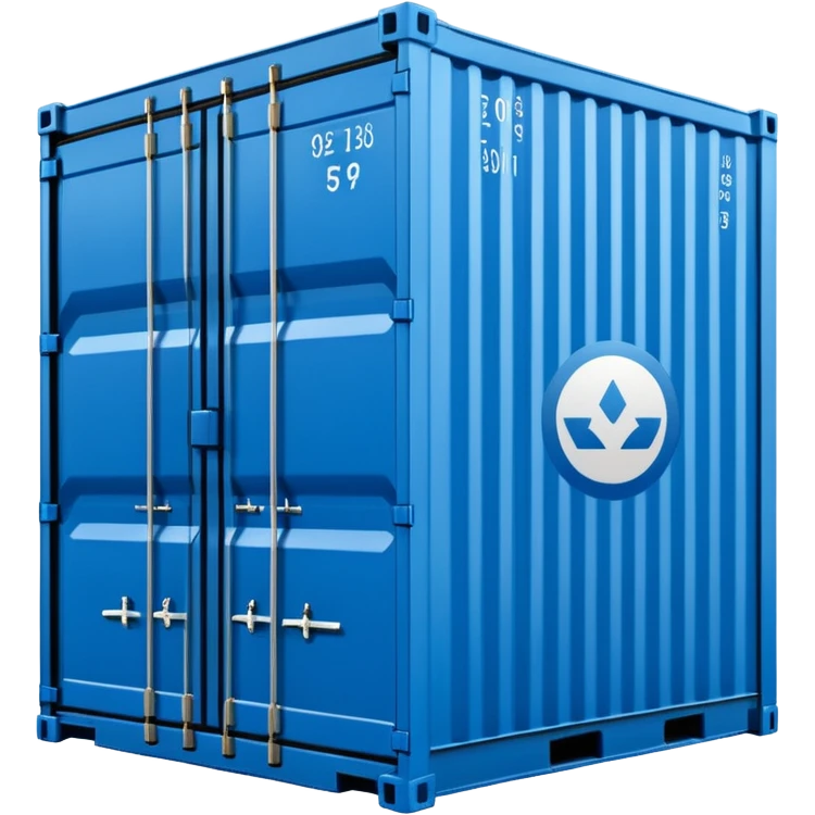 goods Contener emoji which is used for shipment of goods, single contaner emoji