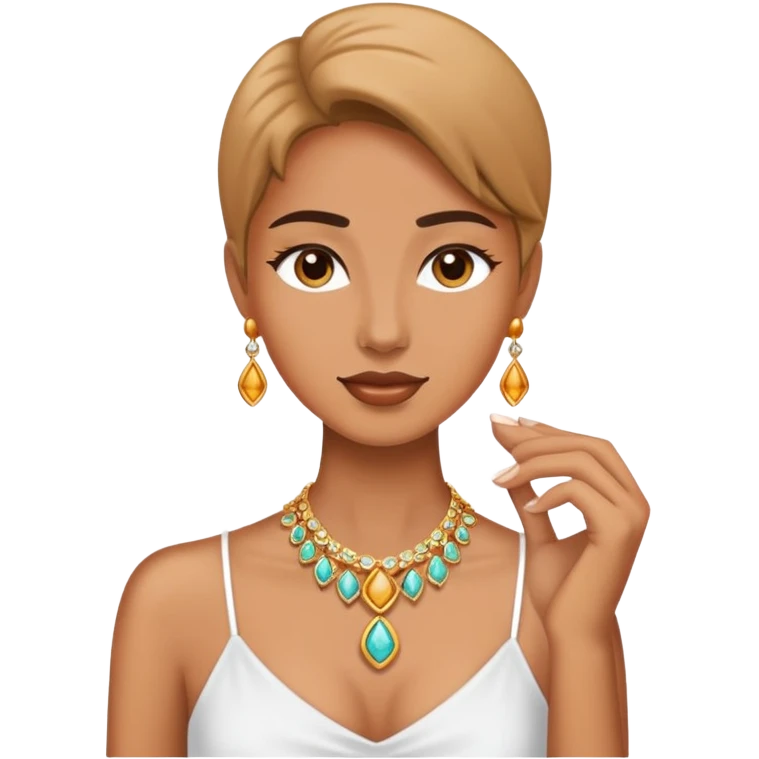 A person making jewelry emoji