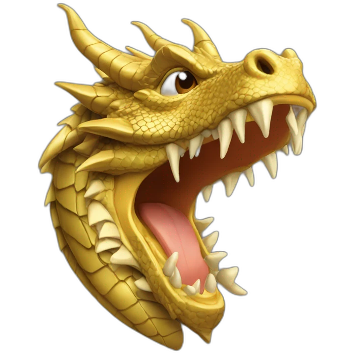 Dragon d'or emoji