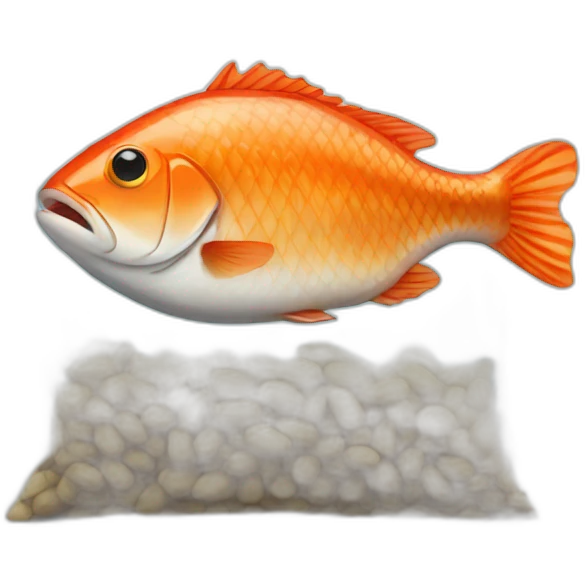 Bagged fish emoji