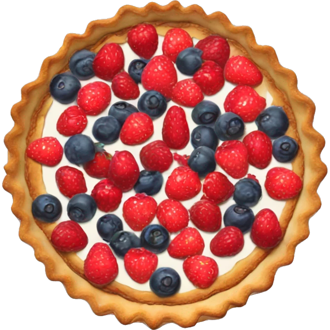 mixed berry tart emoji