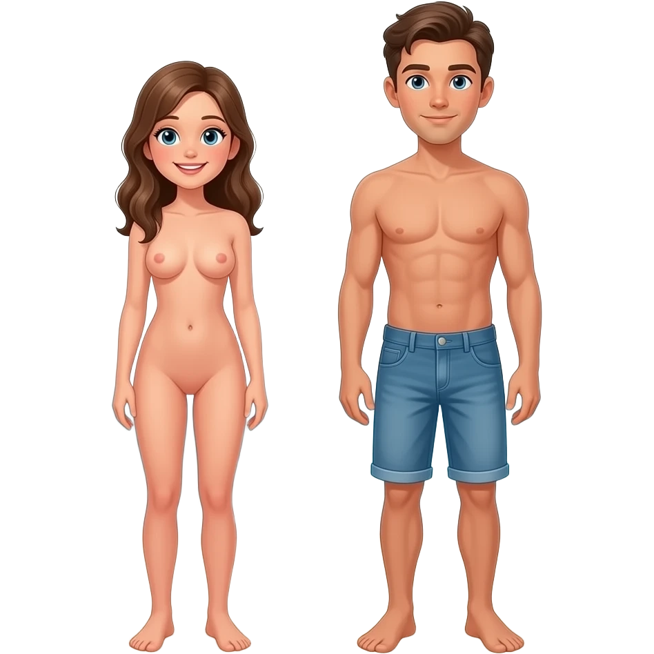 Une fille de 14 ans nue sur la plage debout toute nue !  Avec un men de 14ans ils sont ENFANT NUE!  Le mec aussi nue coucougniet a l'aire emoji