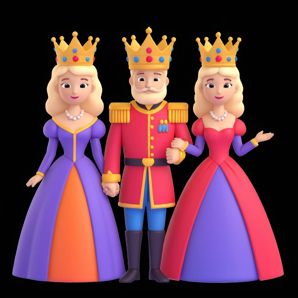 disney king and queen posing emoji