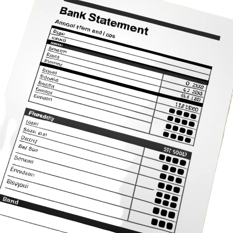 Upload bank statement emoji