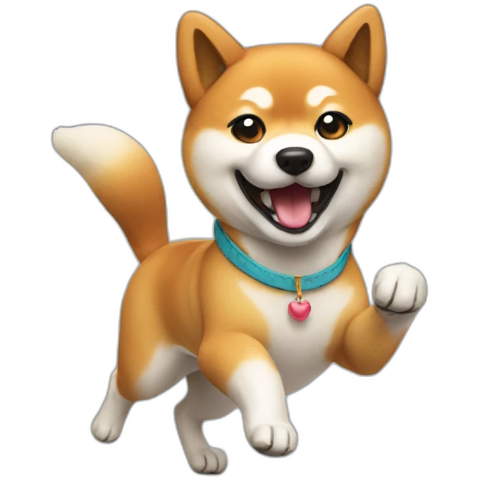dancing shiba dog emoji