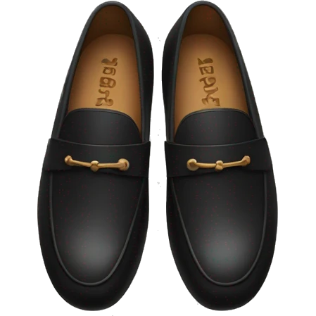 Black loafers emoji