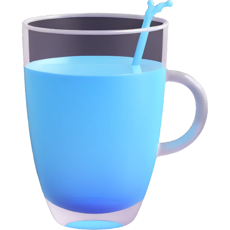  glass with water and without nothing emoji