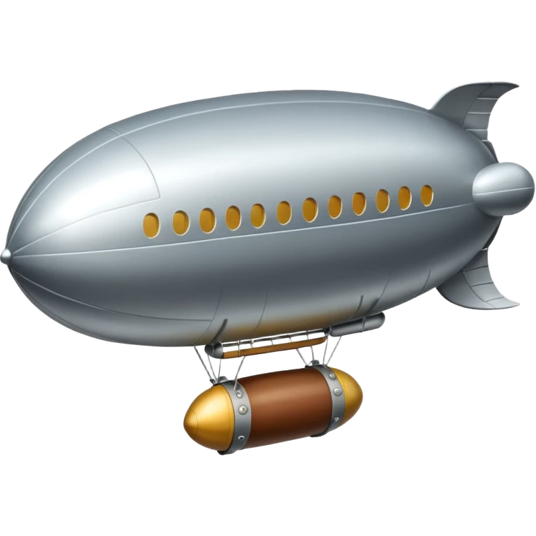 flying zeppelin  emoji