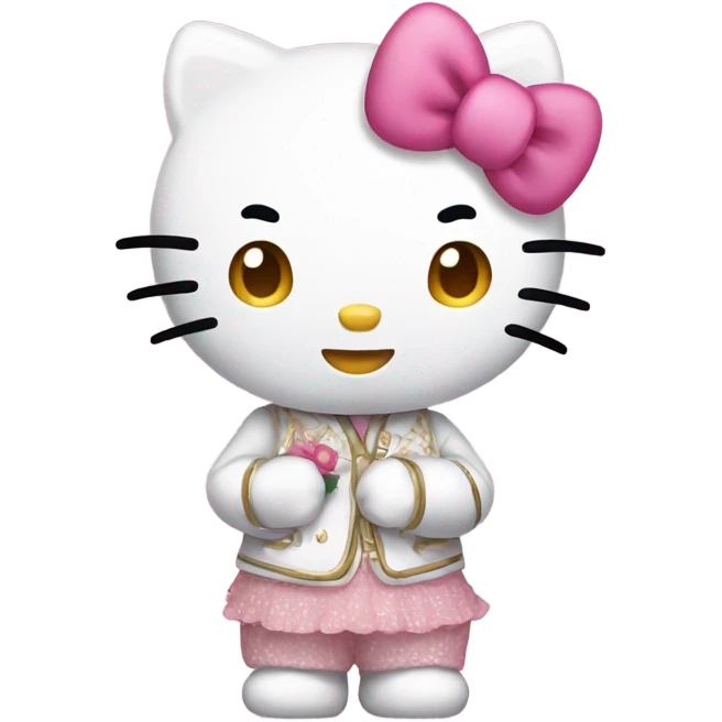 New year hello kitty  emoji