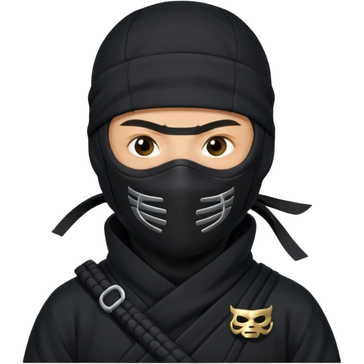 Ninja with MB written on it emoji