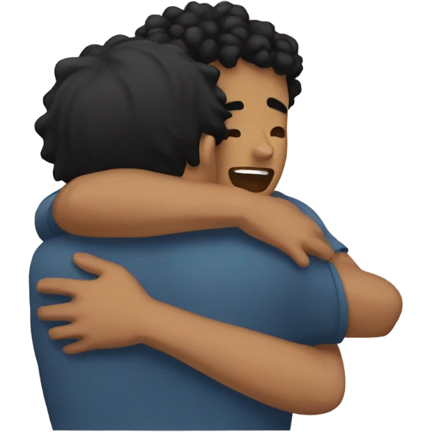 my bf hugging me emoji