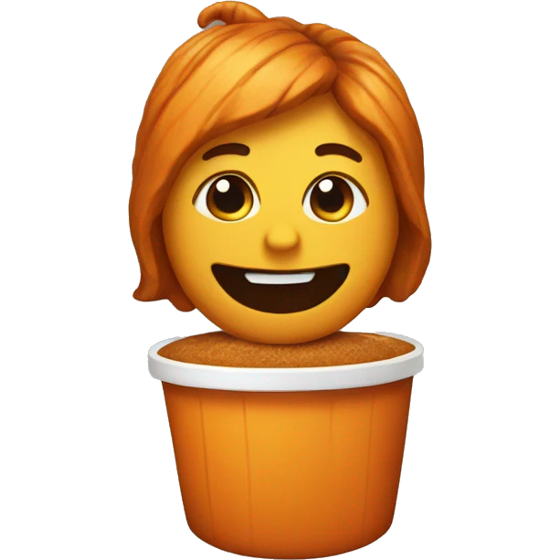 Pumpkin spice emoji