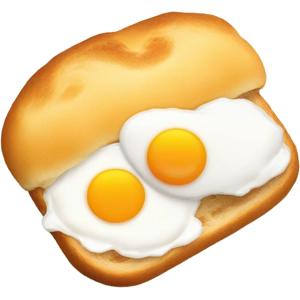 bread with eggs emoji