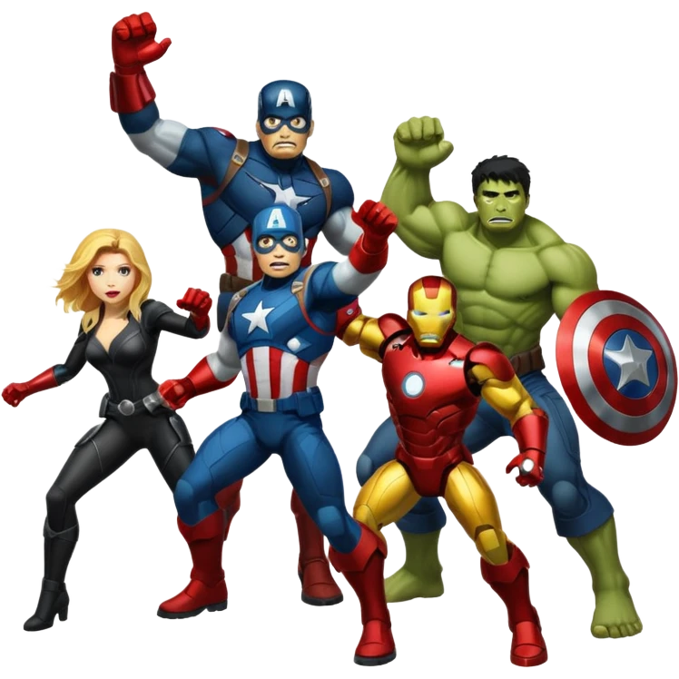 Avengers lineup emoji